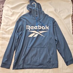 Reebok Blue Pullover Hoodie XXL. Comfortable And Durable
